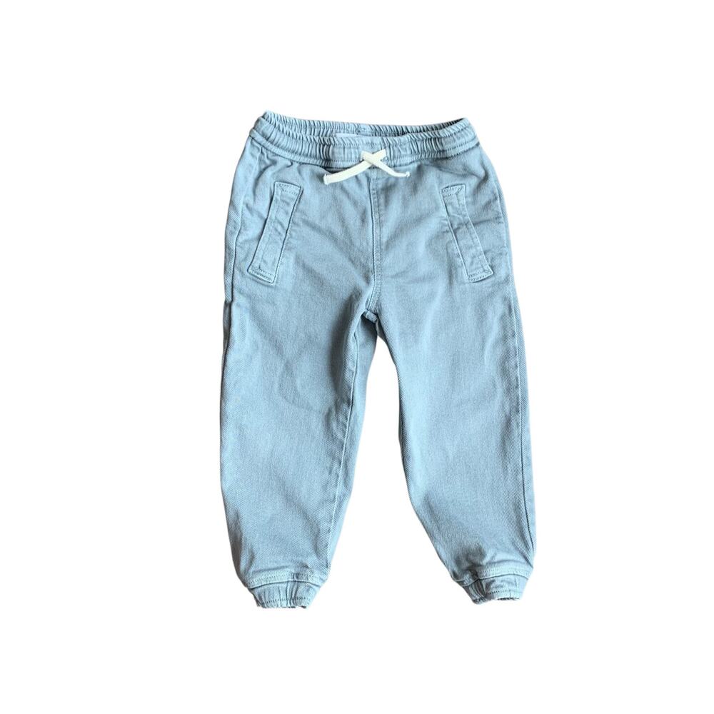 Zara Denim Joggers Style Jeans 3/4 Years